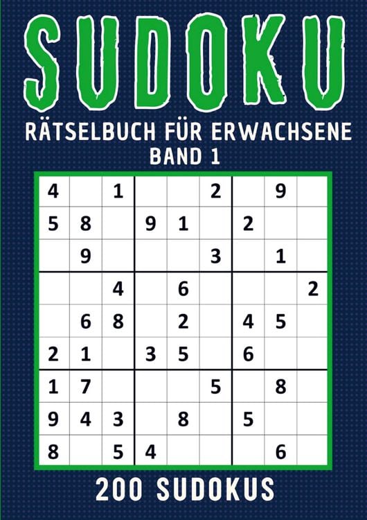Produktbild: Sudoku R&auml;tselbuch f&uuml;r erwachsene - Band 1