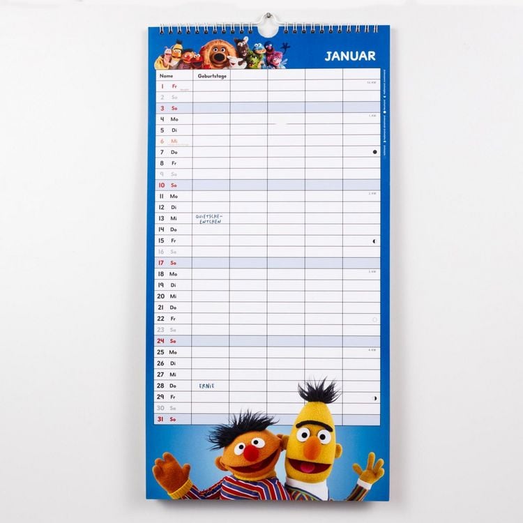 Produktbild: Sesamstra&szlig;e Familienkalender 2027
