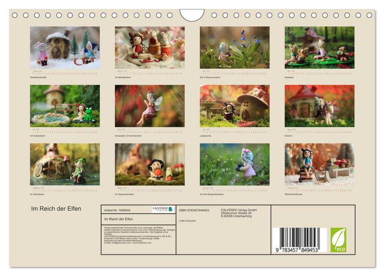 Produktbild: Im Reich der Elfen (Wandkalender 2026 DIN A4 quer), CALVENDO Monatskalender