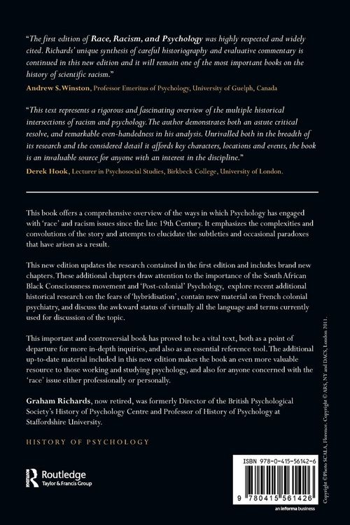 Produktbild: Race, Racism and Psychology