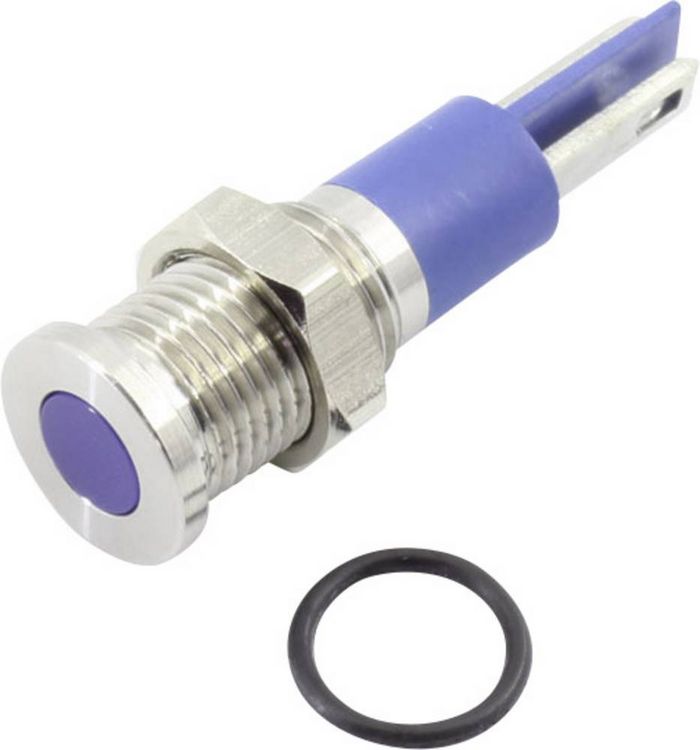 Produktbild: TRU COMPONENTS 1605967 LED-Signalleuchte Blau 12V DC/AC 60 mcd