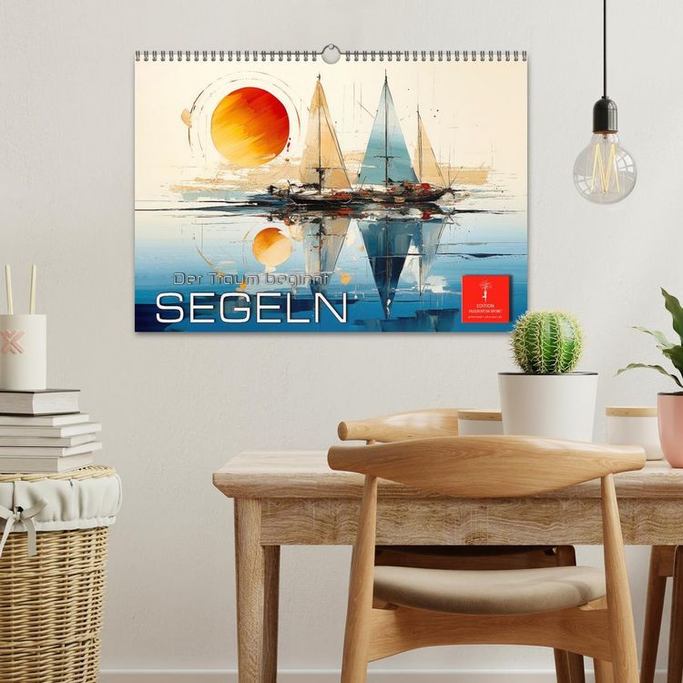 Produktbild: Segeln, der Traum beginnt (Wandkalender 2026 DIN A3 quer), CALVENDO Monatskalender