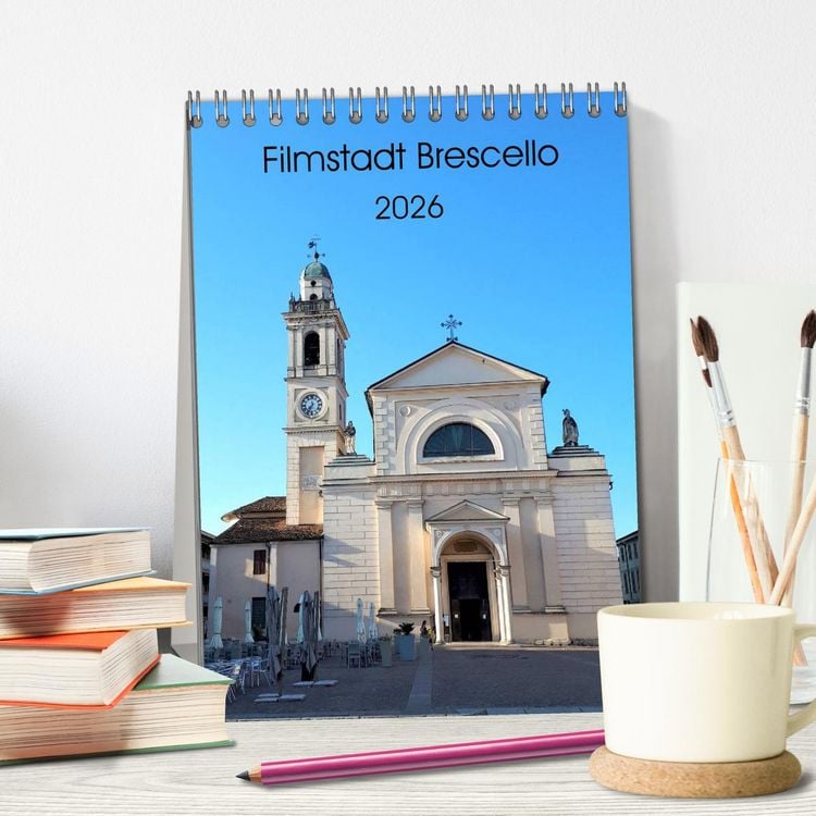 Produktbild: Filmstadt Brescello (Tischkalender 2026 DIN A5 hoch), CALVENDO Monatskalender