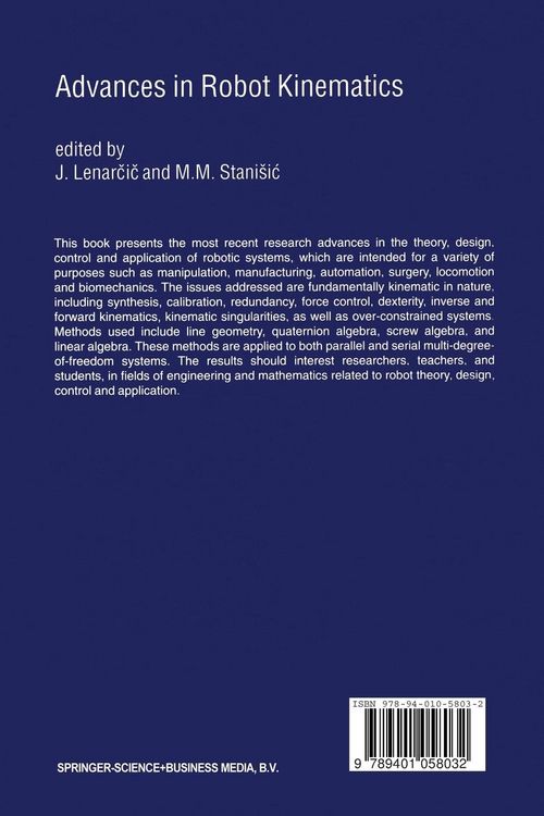 Produktbild: Advances in Robot Kinematics