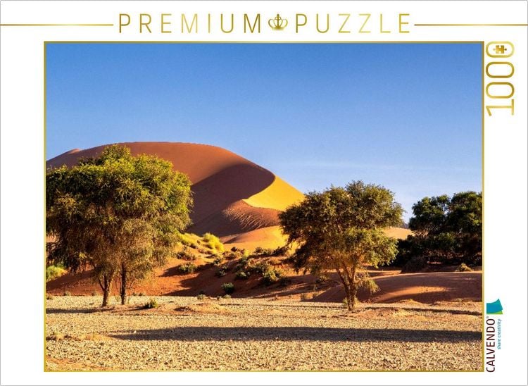Produktbild: CALVENDO Puzzle D&uuml;nen in Sossusvlei | 1000 Teile Lege-Gr&ouml;&szlig;e 64x48cm Foto-Puzzle f&uuml;r gl&uuml;ckliche Stunden