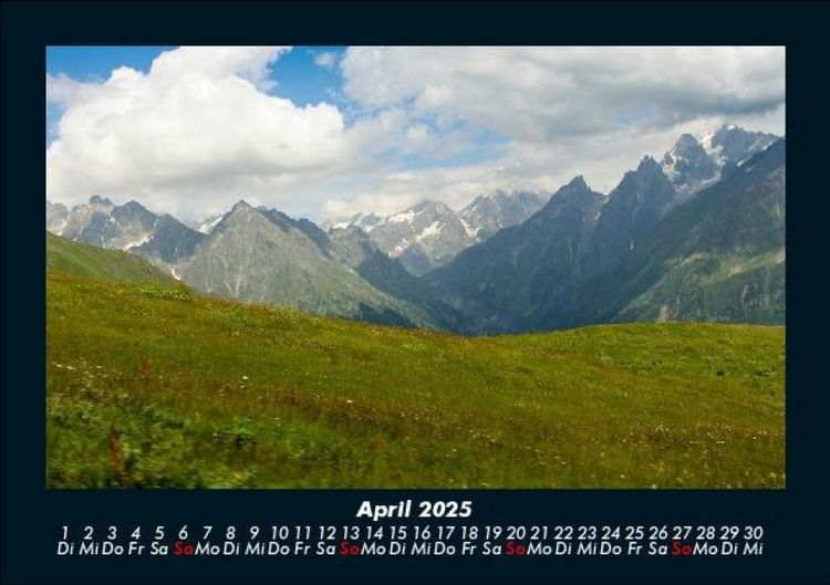Produktbild: Landschaftskalender 2025 Fotokalender DIN A5