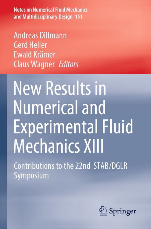 Produktbild: New Results in Numerical and Experimental Fluid Mechanics XIII