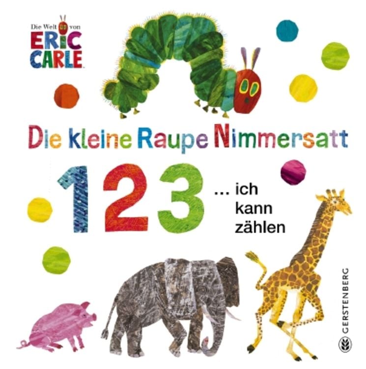 Produktbild: Die kleine Raupe Nimmersatt - 1, 2, 3 ... ich kann zählen