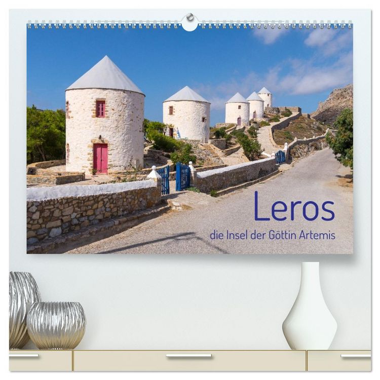 Produktbild: Leros - die Insel der G&ouml;ttin Artemis (hochwertiger Premium Wandkalender 2026 DIN A2 quer), Kunstdruck in Hochglanz