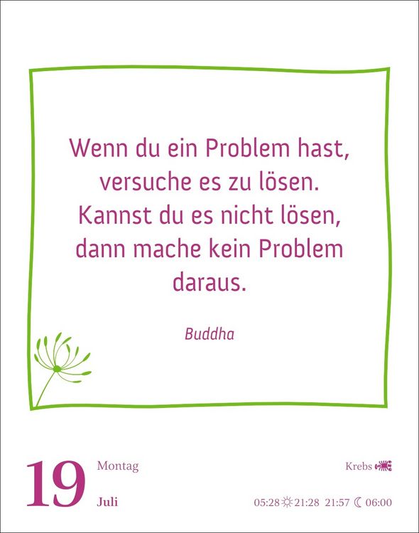 Produktbild: Heute ist dein Tag! Tagesabrei&szlig;kalender 2027 - 313 positive Zitate f&uuml;r 2027