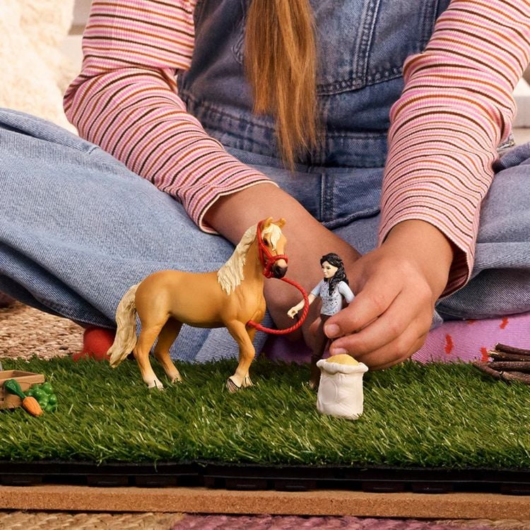 Produktbild: schleich&reg; 42797 Emilys Pflegeset mit Pferd
