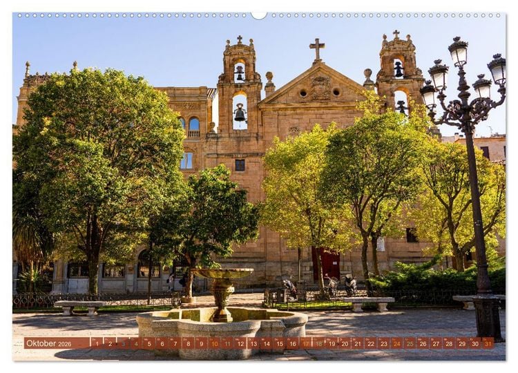 Produktbild: Salamanca - Eine Perle Spaniens (hochwertiger Premium Wandkalender 2026 DIN A2 quer), Kunstdruck in Hochglanz