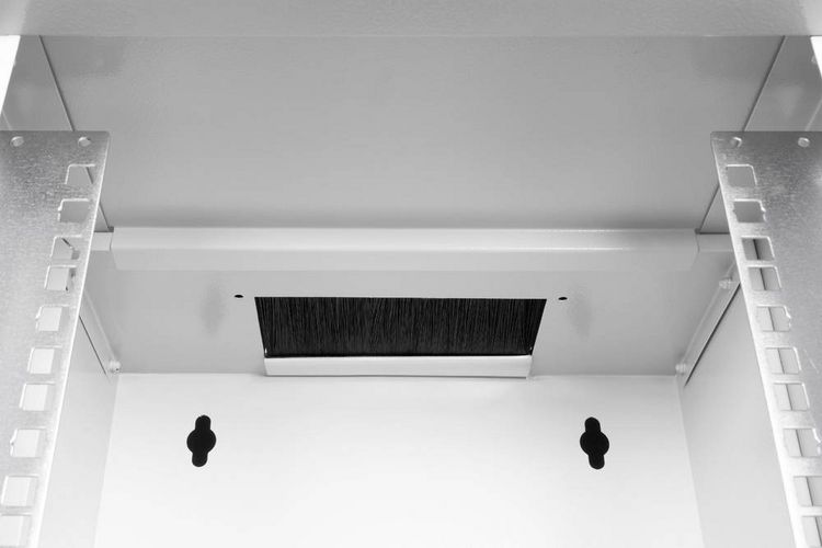 Produktbild: Digitus DN-49100 10 Zoll Wandgeh&auml;use 6 HE Grau, Grau (Metallgeh&auml;use), Grau (RAL 7035)