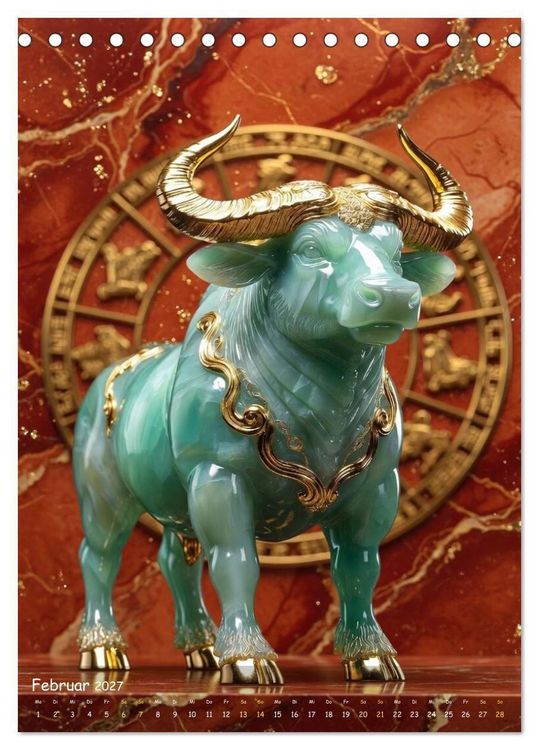 Produktbild: ZODIAK JADE IMPERIAL (Tischkalender 2027 DIN A5 hoch), CALVENDO Monatskalender