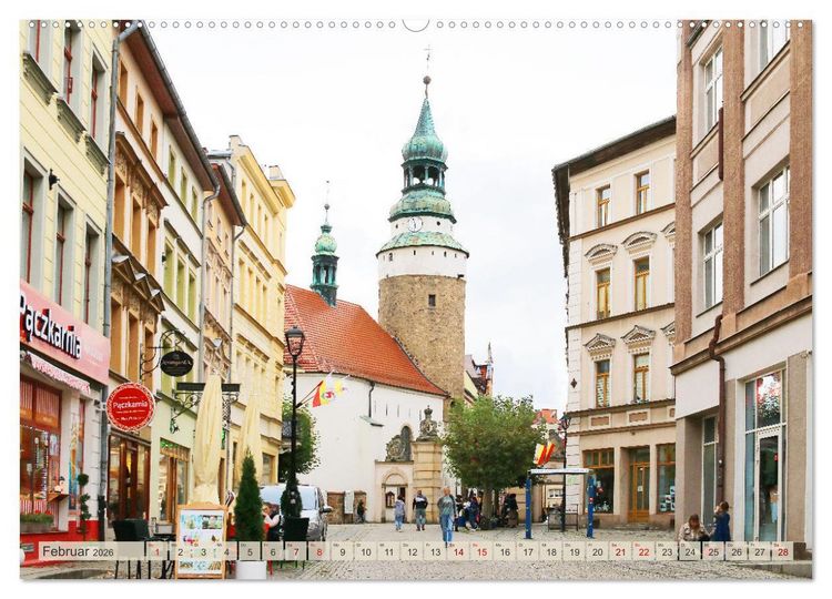 Produktbild: Jelenia G&oacute;ra - Ein Stadtspaziergang in Hirschberg (Wandkalender 2026 DIN A2 quer), CALVENDO Monatskalender