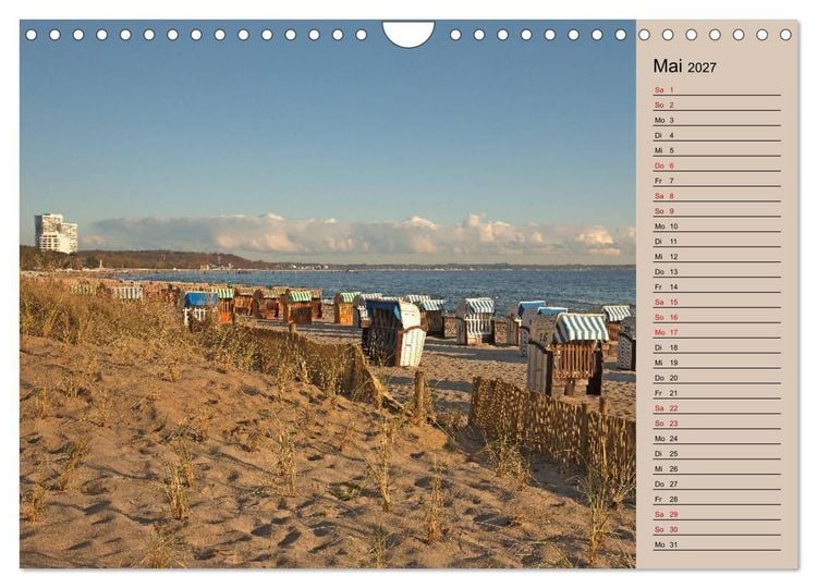 Produktbild: Timmendorfer Strand - Urlaubsimpressionen (Wandkalender 2027 DIN A4 quer), CALVENDO Monatskalender