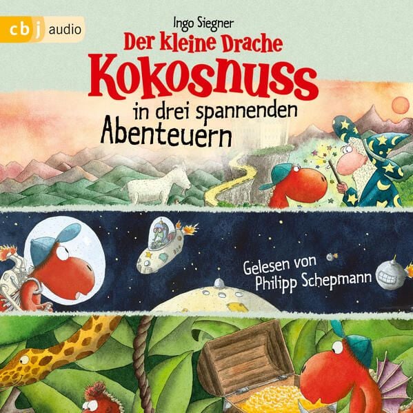 Produktbild: Der kleine Drache Kokosnuss in drei spannenden Abenteuern