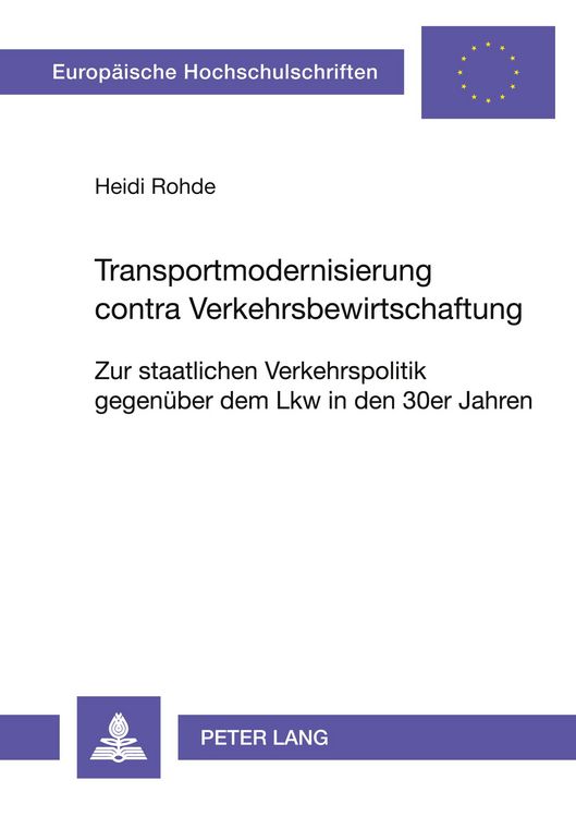 Produktbild: Transportmodernisierung contra Verkehrsbewirtschaftung