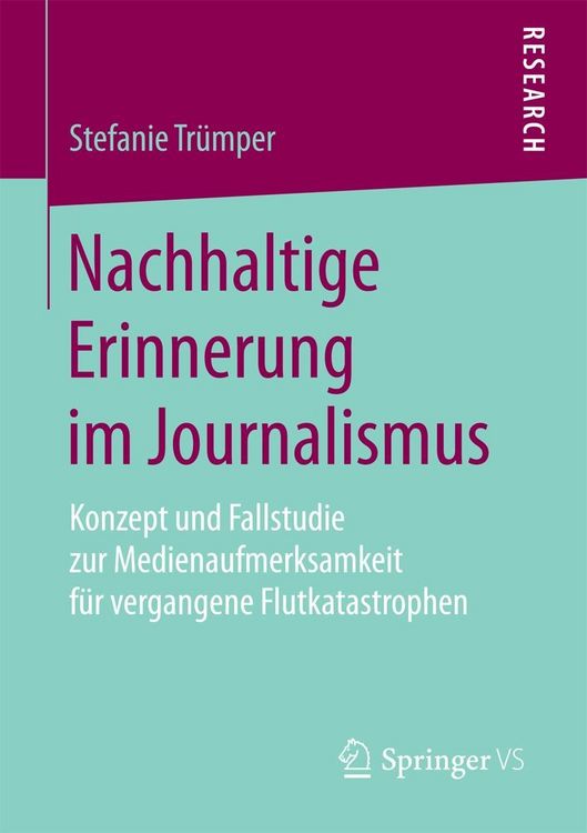 Produktbild: Nachhaltige Erinnerung im Journalismus