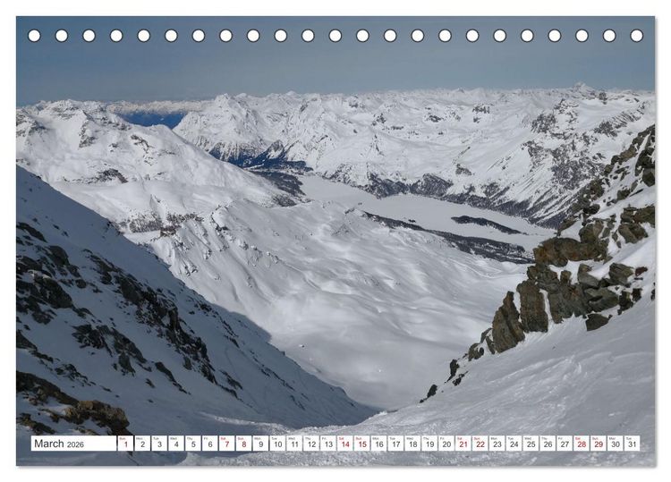 Produktbild: Engadine 2026 - Nature and landscapes (Desk Calendar 2026 DIN A5 landscape), CALVENDO 12 Month DeskCalendar
