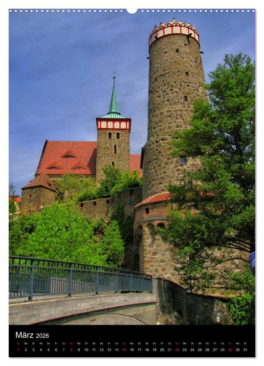 Produktbild: Bautzen aus einer anderen Sichtweise (hochwertiger Premium Wandkalender 2026 DIN A2 hoch), Kunstdruck in Hochglanz
