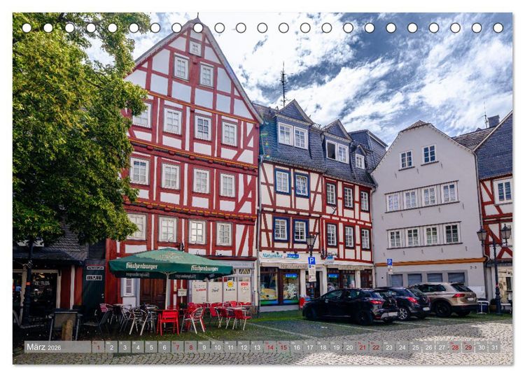 Produktbild: Ein Blick auf Herborn (Tischkalender 2026 DIN A5 quer), CALVENDO Monatskalender