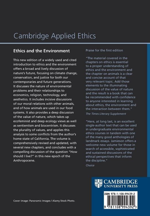 Produktbild: Ethics and the Environment