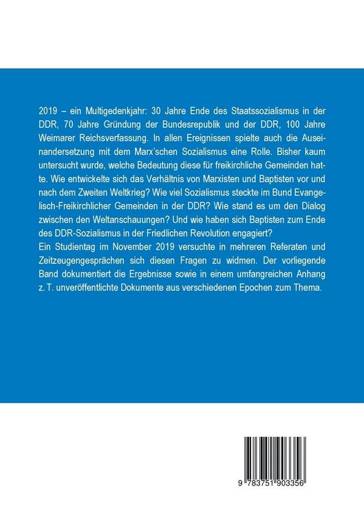 Produktbild: Baptismus und Sozialismus