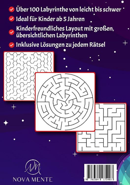Produktbild: Labyrinthe f&uuml;r Kinder ab 5 Jahren - Band 23