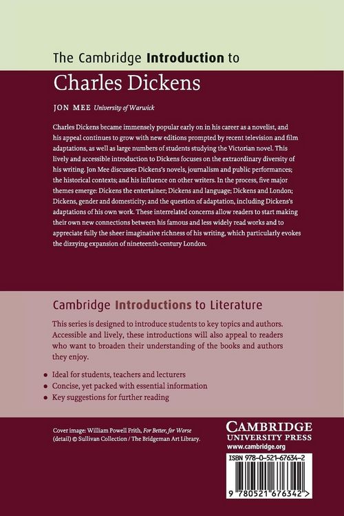 Produktbild: The Cambridge Introduction to Charles Dickens