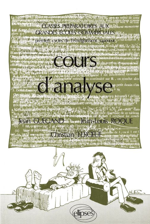Produktbild: Cours d'analyse - 2e &eacute;dition
