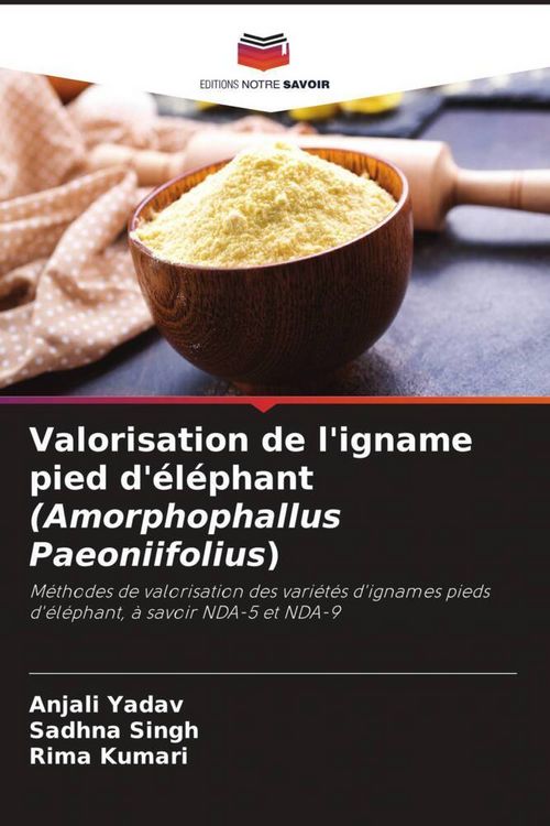 Produktbild: Valorisation de l'igname pied d'&eacute;l&eacute;phant (Amorphophallus Paeoniifolius)