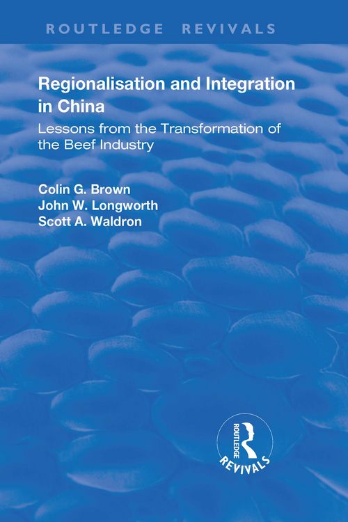 Produktbild: Regionalisation and Integration in China