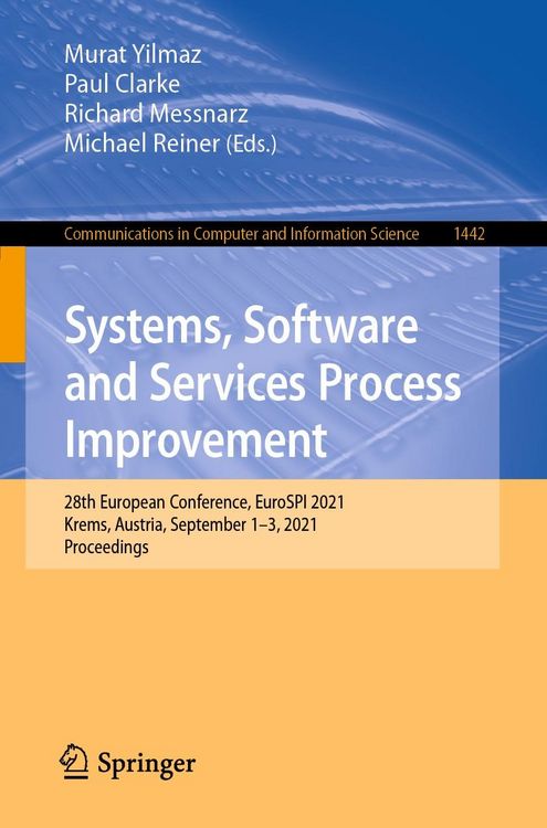 Produktbild: Systems, Software and Services Process Improvement