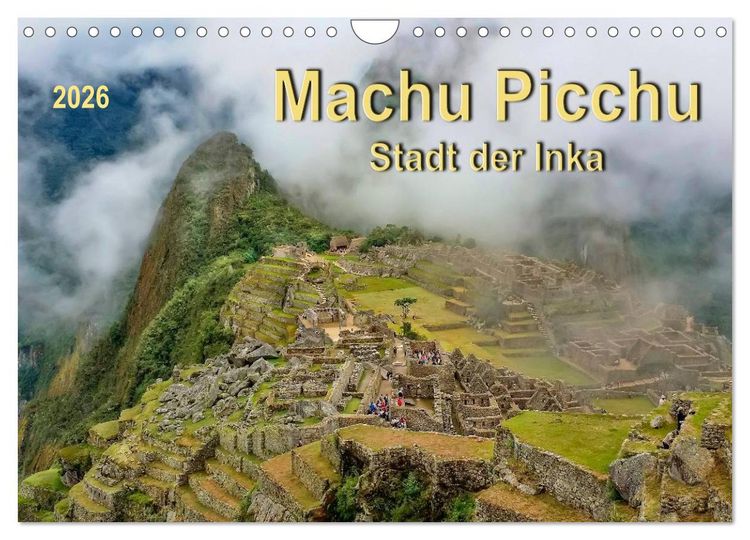 Produktbild: Machu Picchu - Stadt der Inka (Wandkalender 2026 DIN A4 quer), CALVENDO Monatskalender