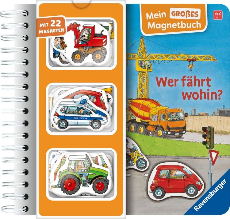 Produktbild: Mein großes Magnetbuch - Wer fährt wohin?