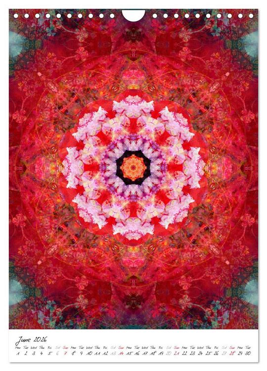 Produktbild: MANDALA COMPOSITIONS (Wall Calendar 2026 DIN A4 portrait), CALVENDO 12 Month Wall Calendar