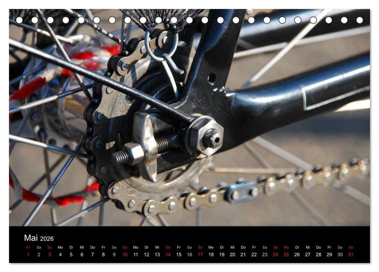 Produktbild: 1937 ADLER Fahrrad (Tischkalender 2026 DIN A5 quer), CALVENDO Monatskalender