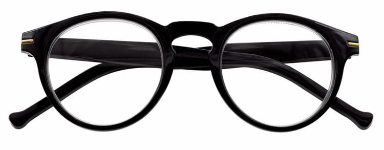 Produktbild: Lesebrille FRANKIE, schwarz, +1.50 dpt mit Etui
