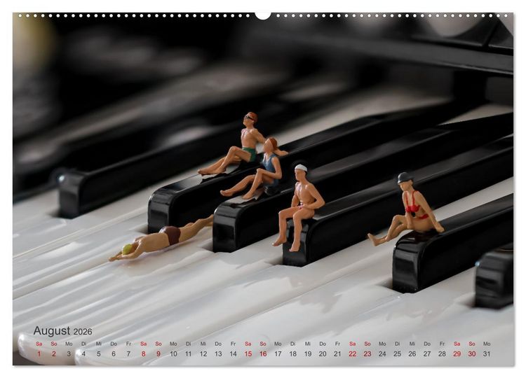 Produktbild: Es gibt Musik auf die Augen (hochwertiger Premium Wandkalender 2026 DIN A2 quer), Kunstdruck in Hochglanz
