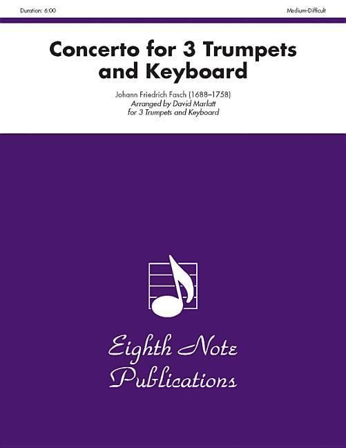 Produktbild: Fasch, J: Concerto for 3 Trumpets and Keyboard