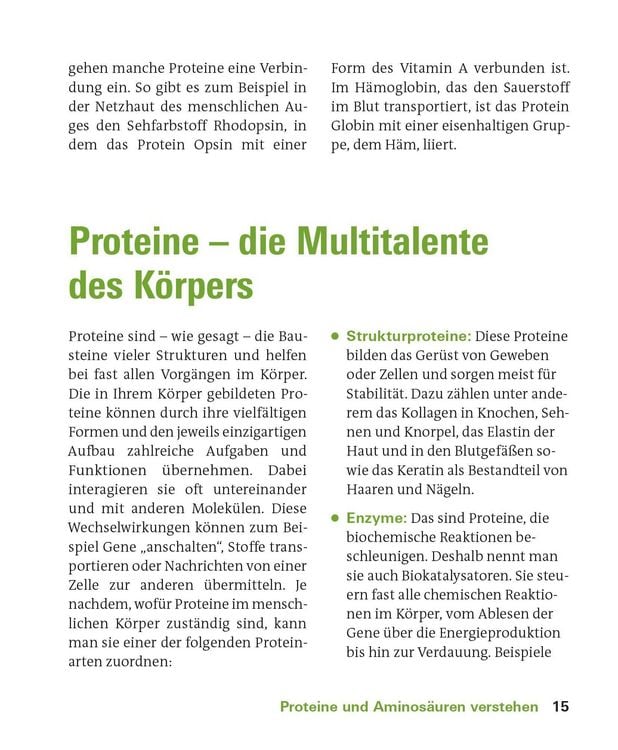 Produktbild: Proteine und Aminos&auml;uren