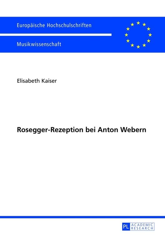 Produktbild: Rosegger-Rezeption bei Anton Webern