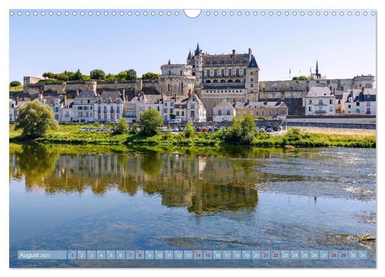 Produktbild: Zauberhaftes Tal der Loire. Charmante St&auml;dte und pr&auml;chtige Schl&ouml;sser (Wandkalender 2027 DIN A3 quer), CALVENDO Monatskalender