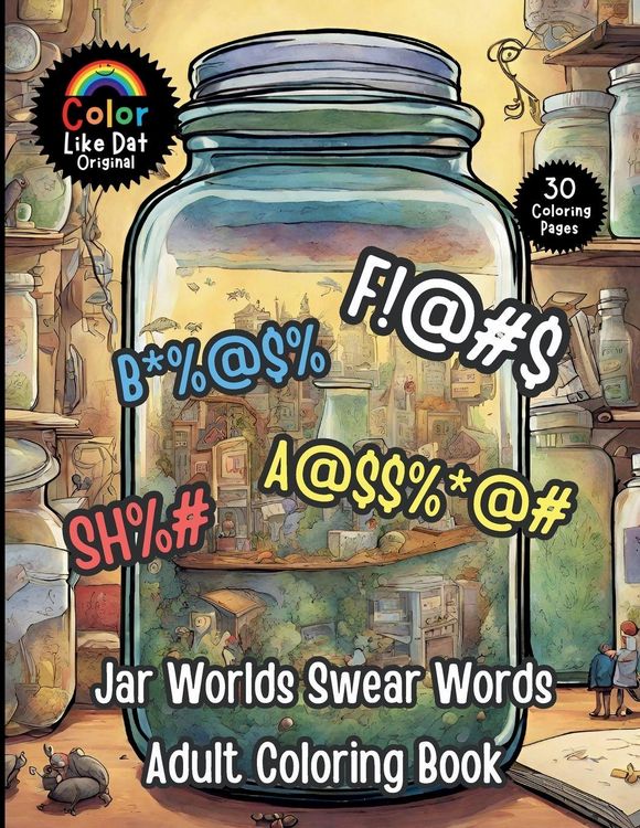 Produktbild: Jar Worlds Swear Words Adult Coloring Book