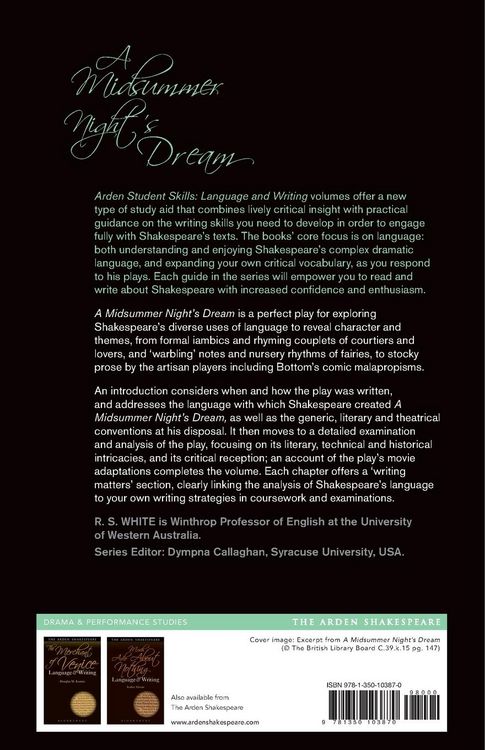 Produktbild: A Midsummer Night's Dream: Language and Writing