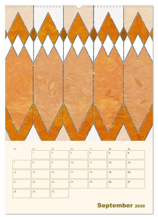 Produktbild: Art Deco Planer (hochwertiger Premium Wandkalender 2026 DIN A2 hoch), Kunstdruck in Hochglanz