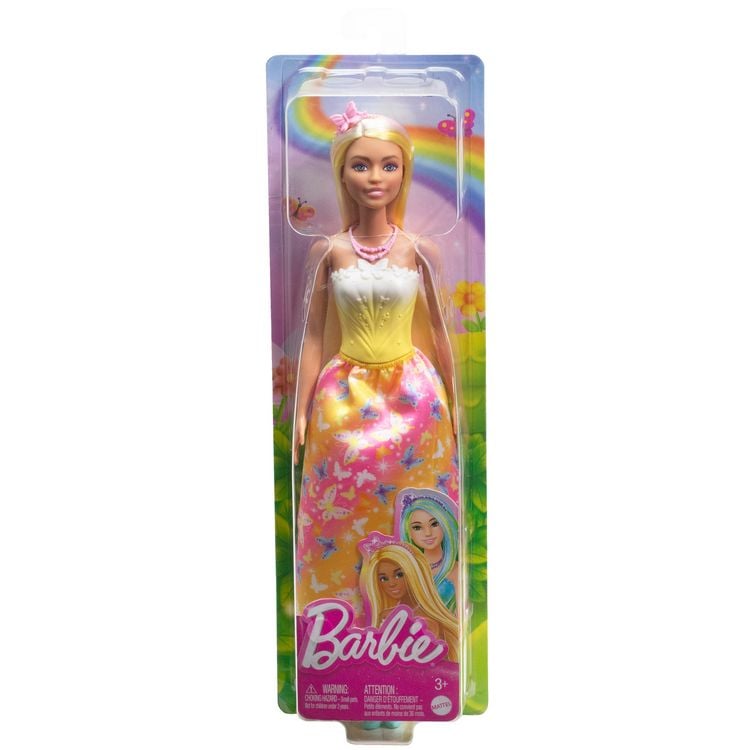 Produktbild: Barbie Prinzessinen Puppe mit gelben Haaren