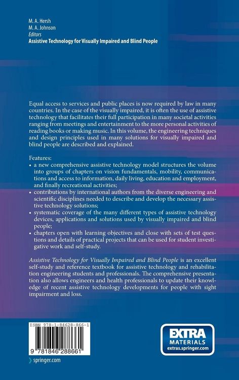 Produktbild: Assistive Technology for Visually Impaired and Blind People