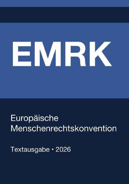 Produktbild: EMRK - Europ&auml;ische Menschenrechtskonvention 2026